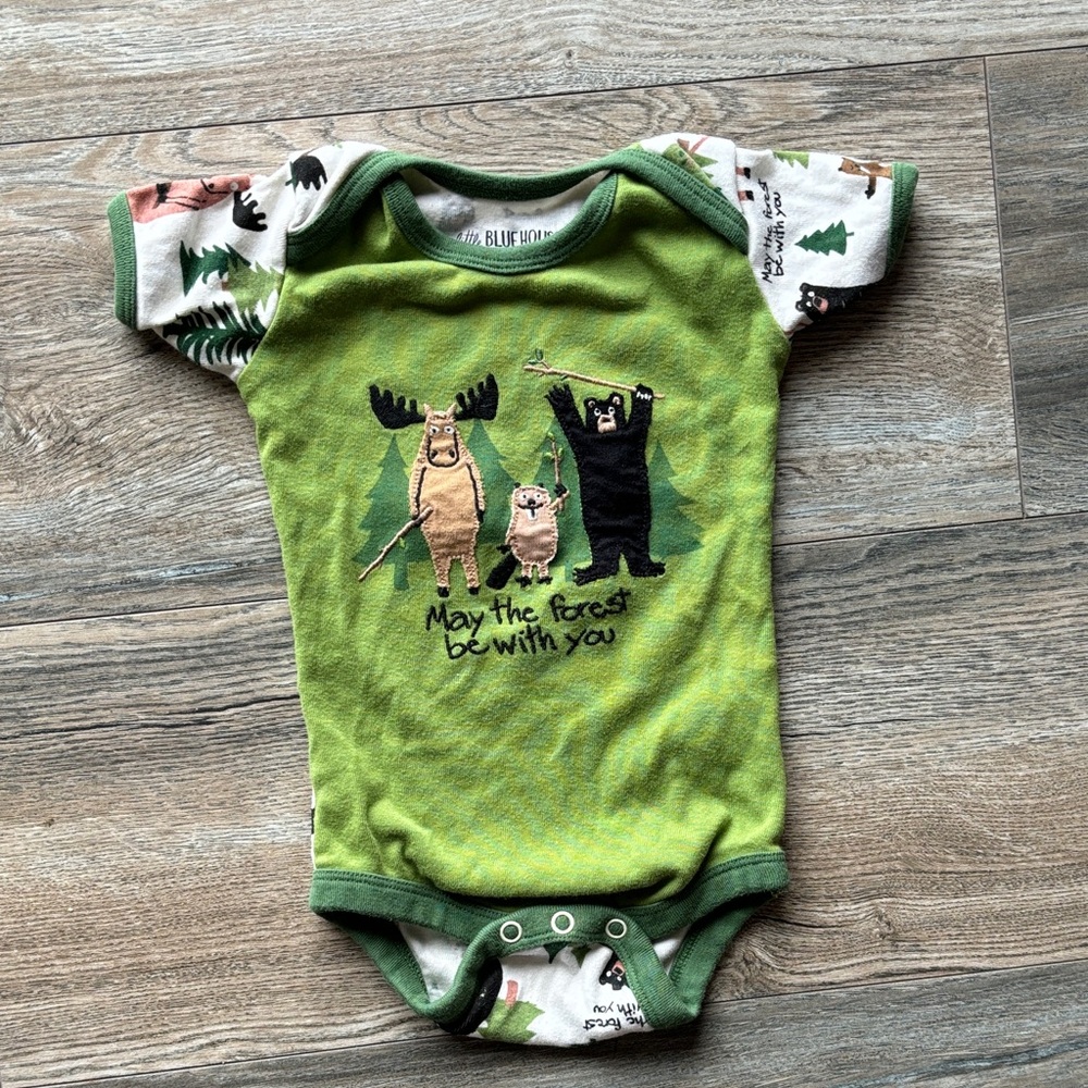 little Blue House Forest Friends Bodysuit